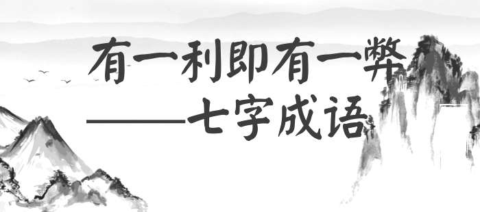 有一利即有一弊