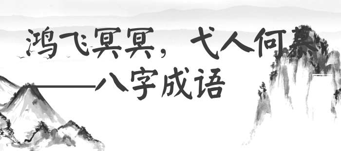 鸿飞冥冥，弋人何慕