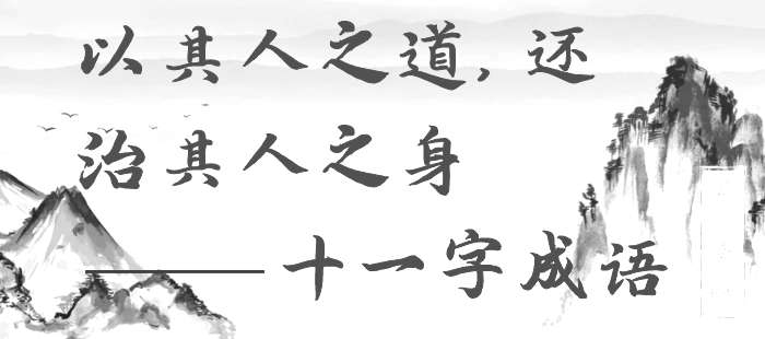 以其人之道，还治其人之身