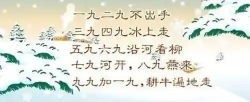 三九天一般从什么时候开始算？