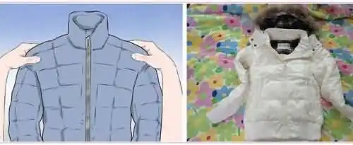 羽绒服洗成坨了怎么办？