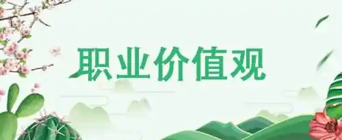 职业价值观怎么写？