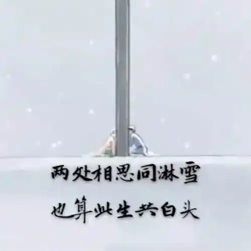 同淋雪此生也算共白头出自哪里？